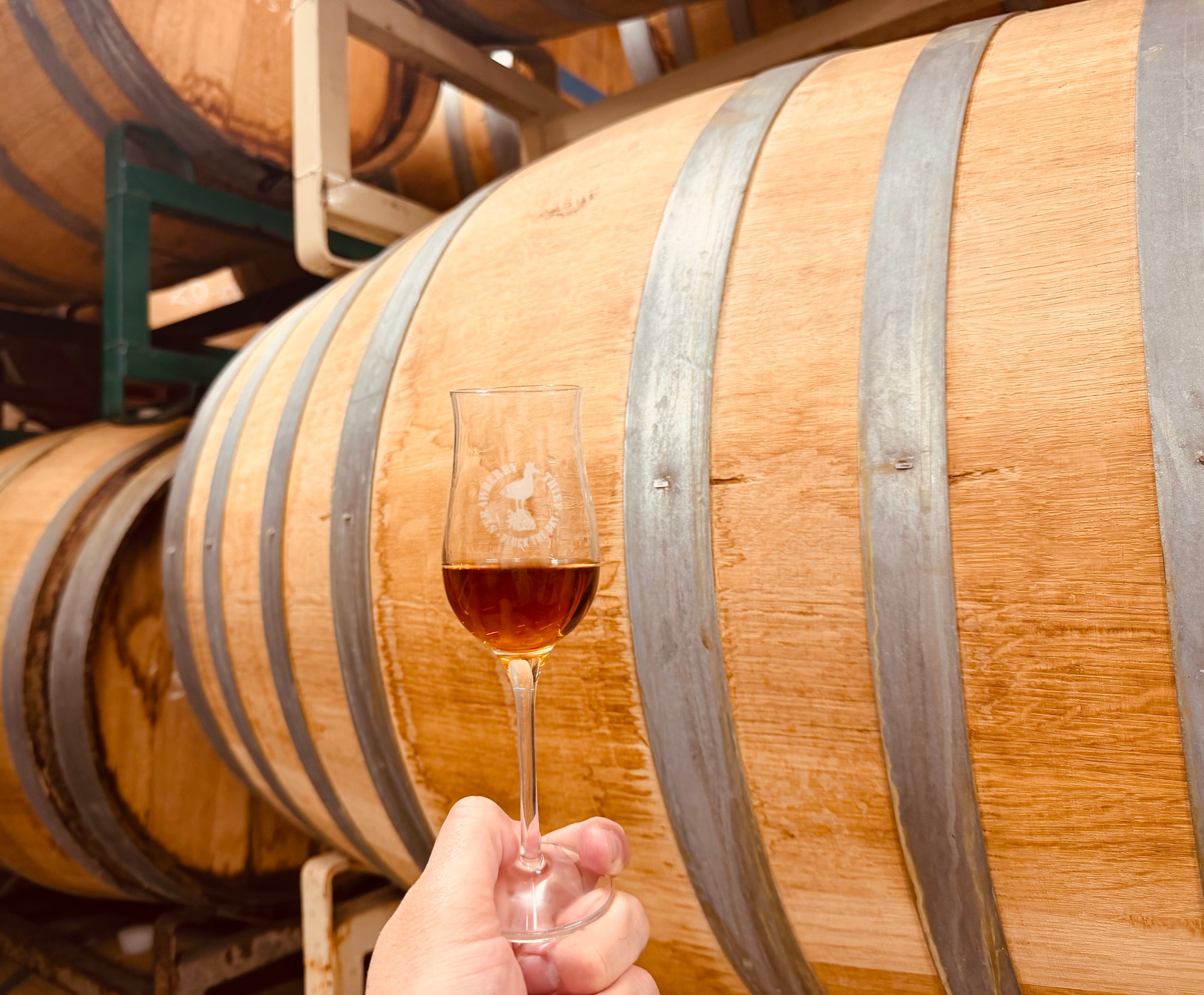 'Pluck the Day' Crystal Tasting Glass