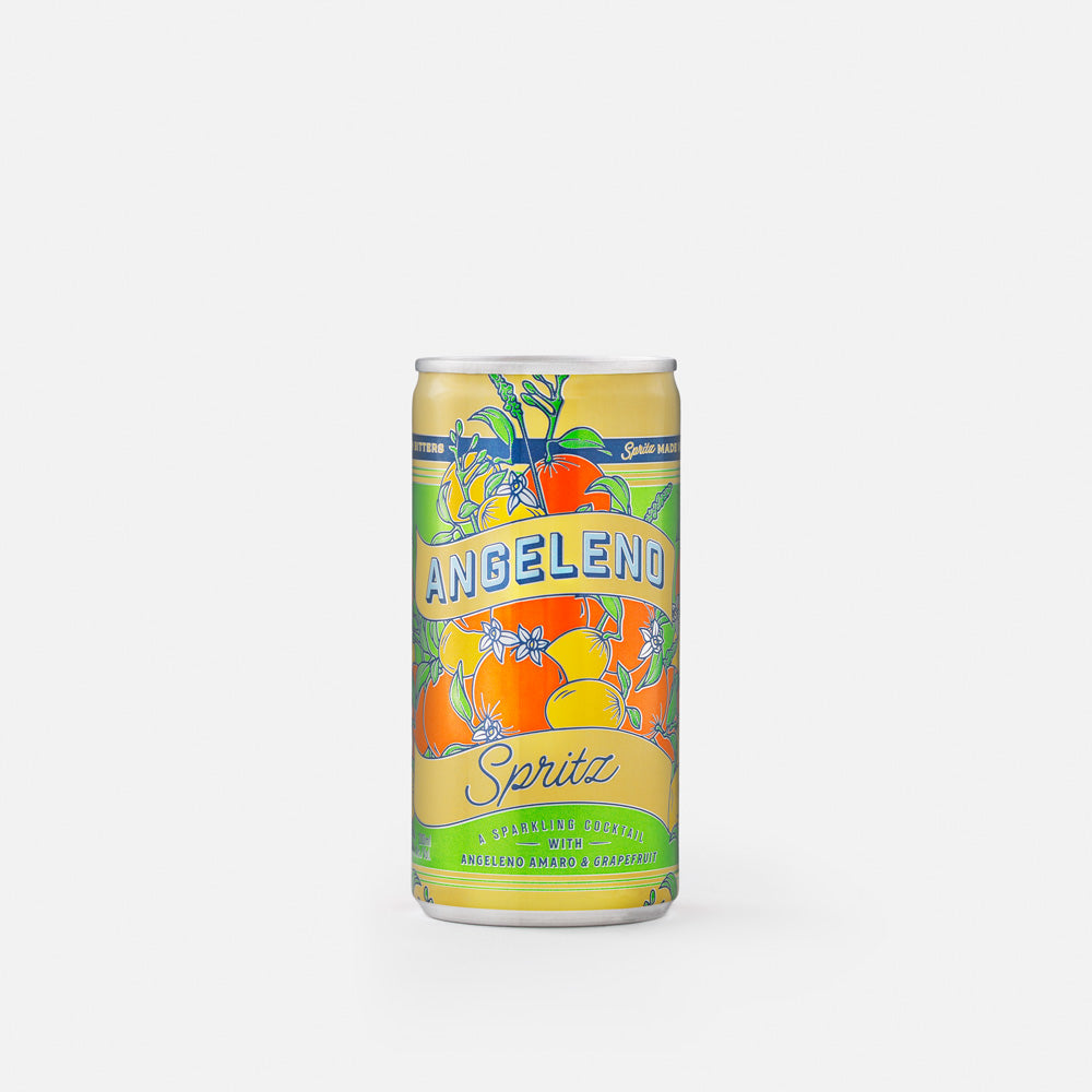 Ventura Spirits Angeleno Spritz can with citrus-blossom label art