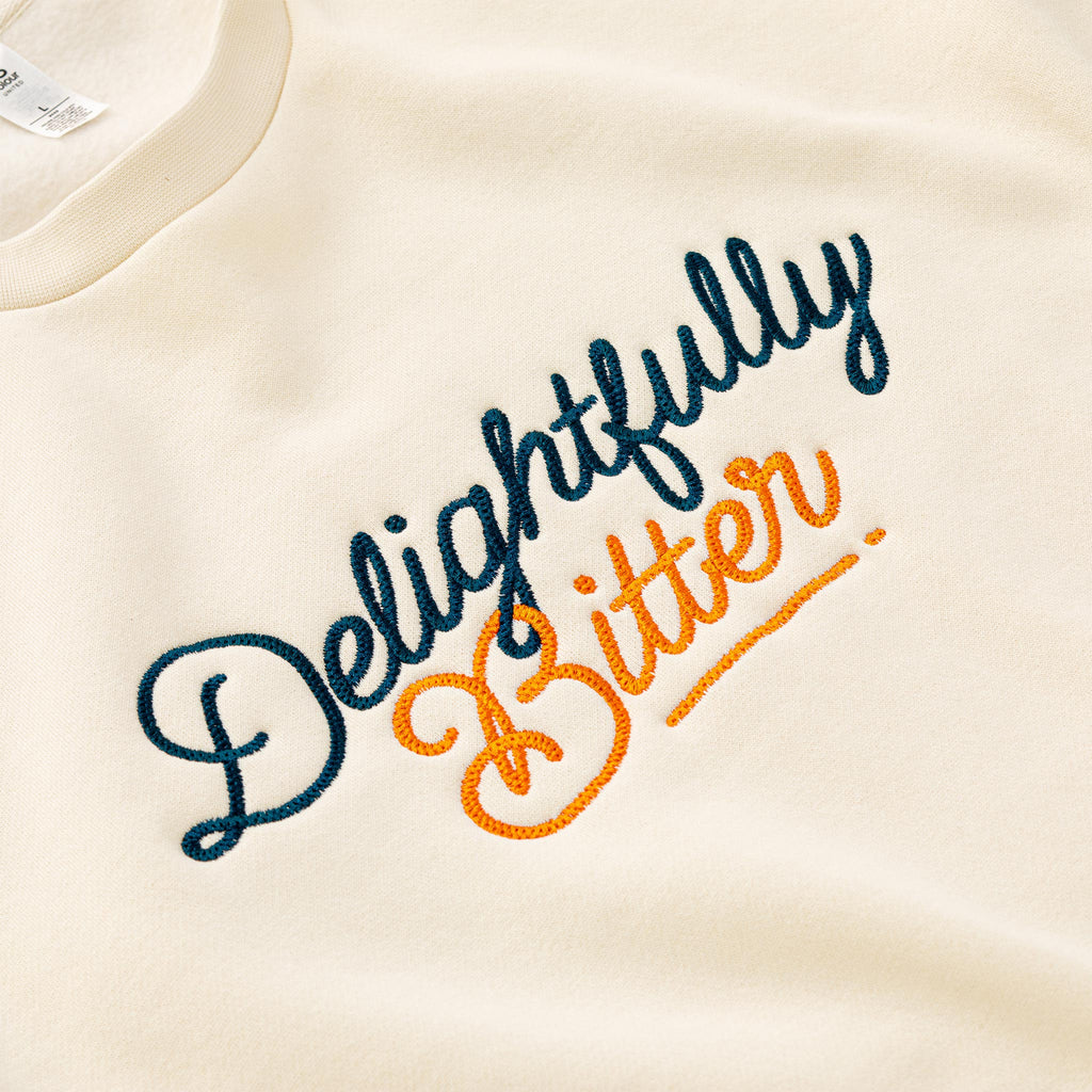 Angeleno (Delightfully Bitter) Embroidered Sweatshirt