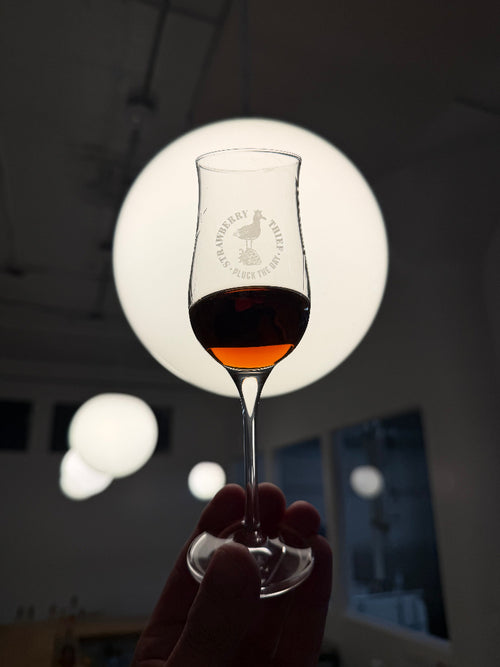 'Pluck the Day' Crystal Tasting Glass