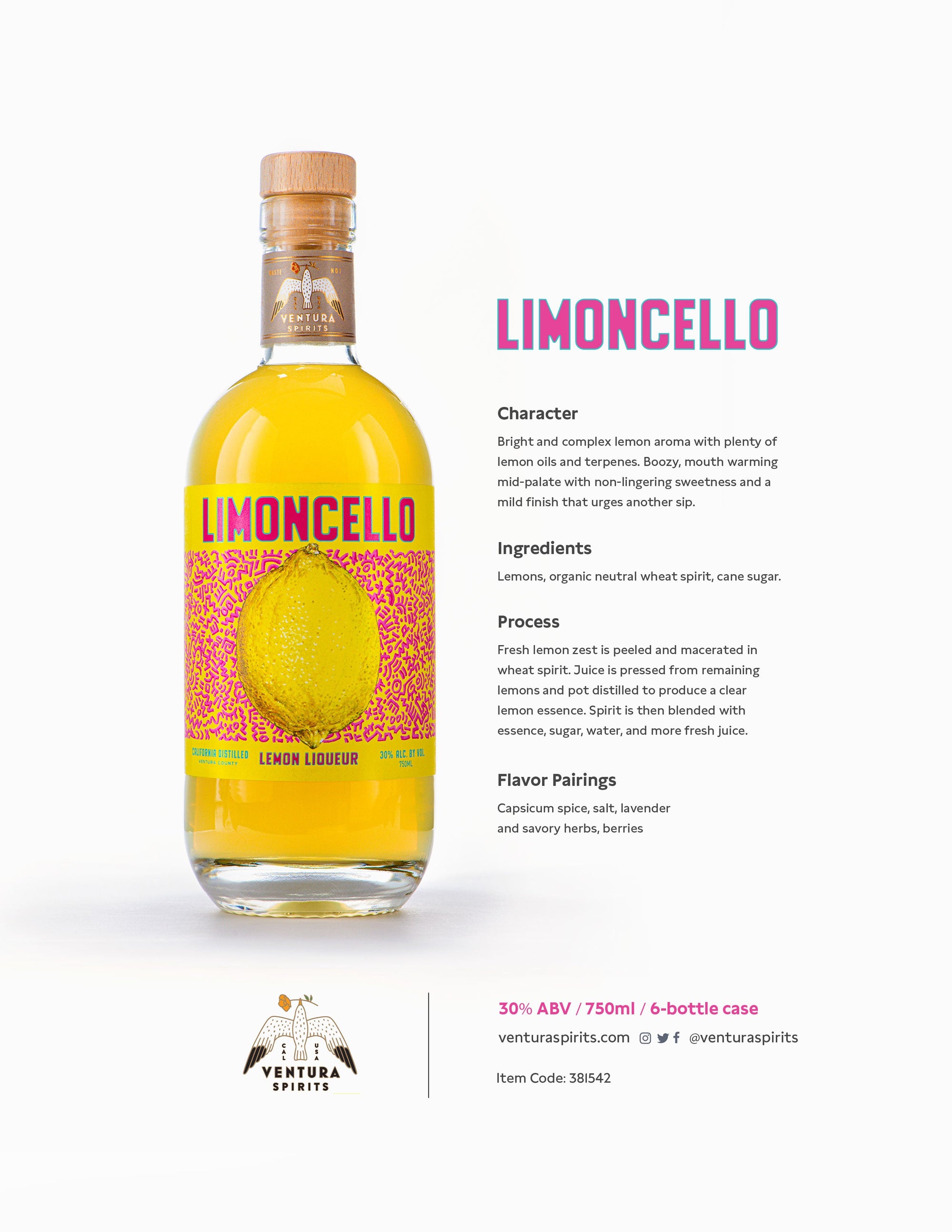 Limoncello Sell Sheet