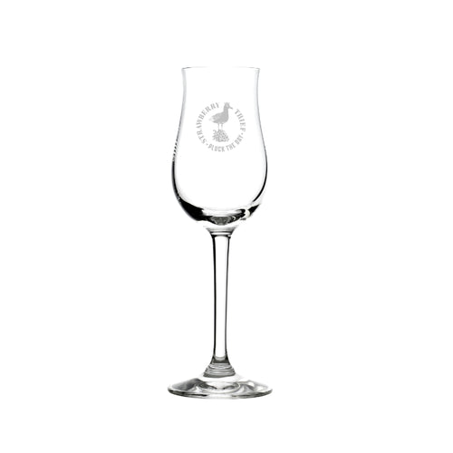 'Pluck the Day' Crystal Tasting Glass