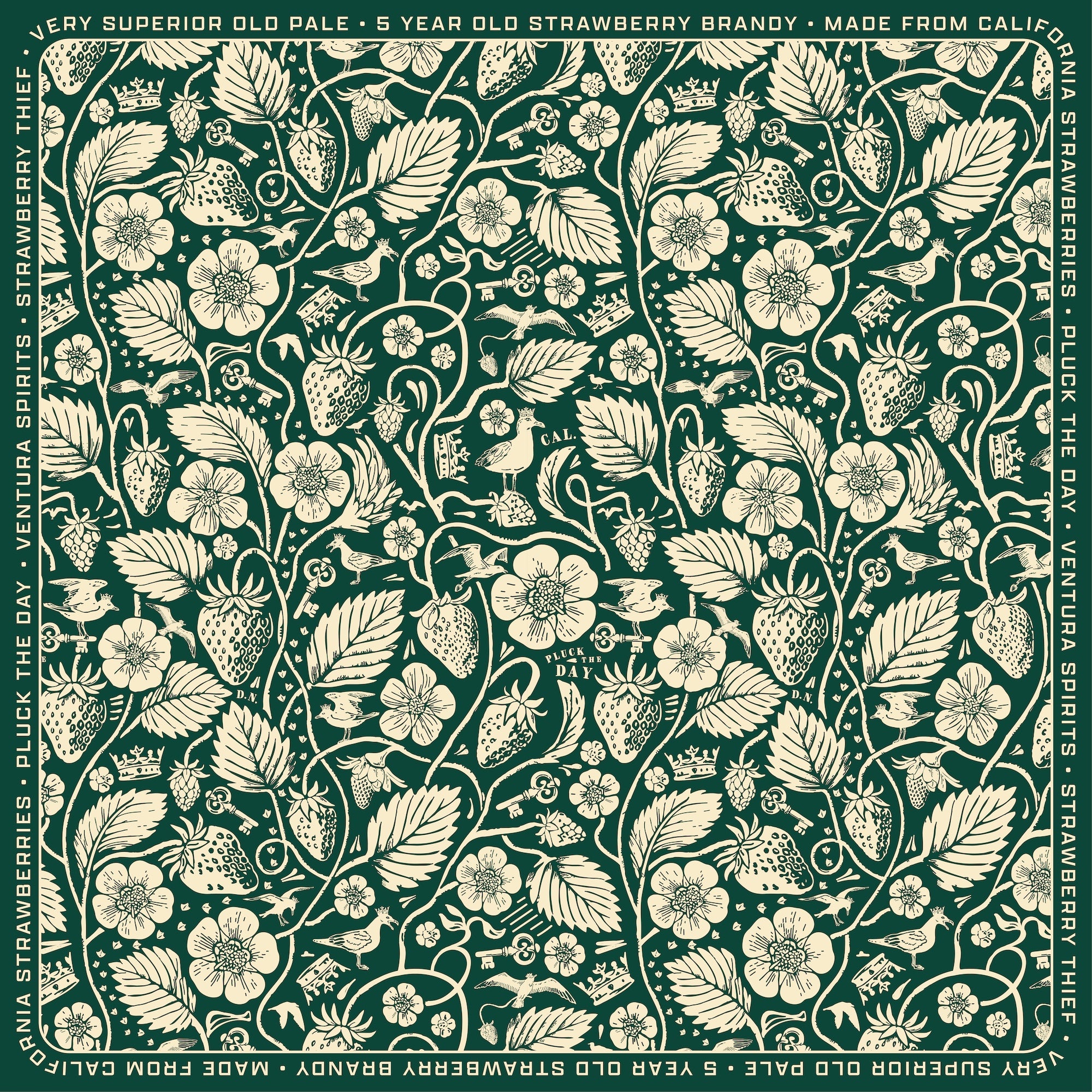 Bandana 'Pluck the Day'