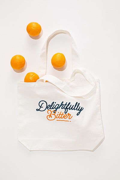 Angeleno (Delightfully Bitter) Embroidered Tote