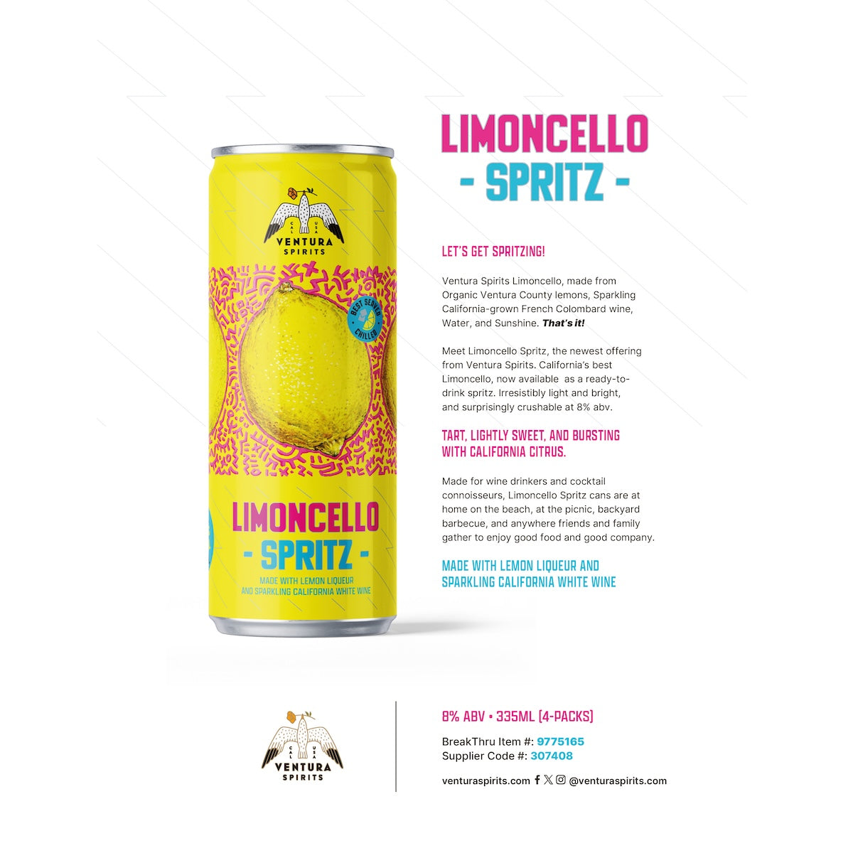 Limoncello Spritz Sell Sheet