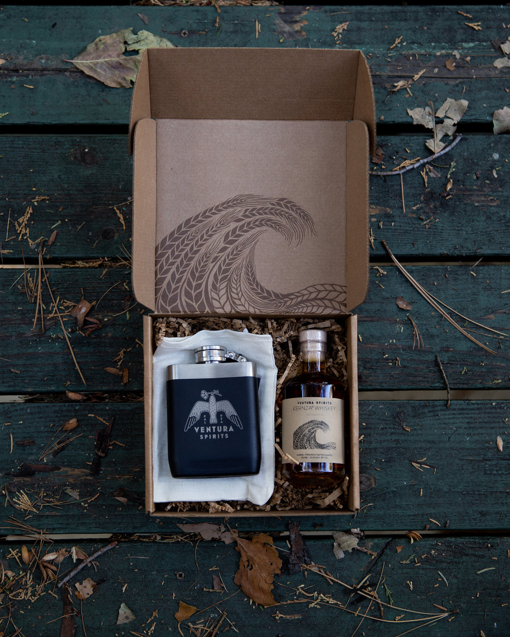 Kernza Whiskey - Barrel Strength Tasting Sample + Flask