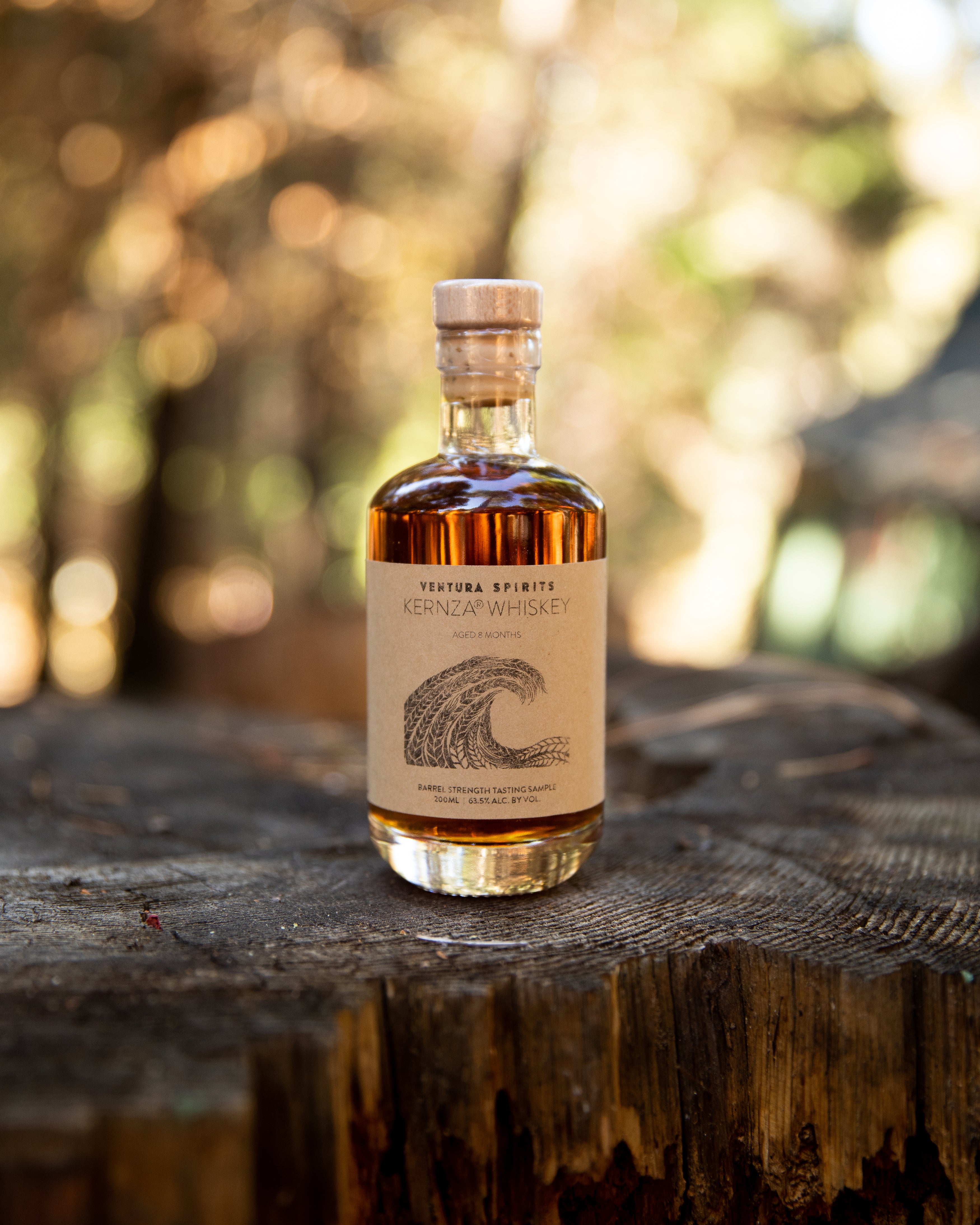 Kernza Whiskey - Barrel Strength Tasting Sample + Flask – Ventura